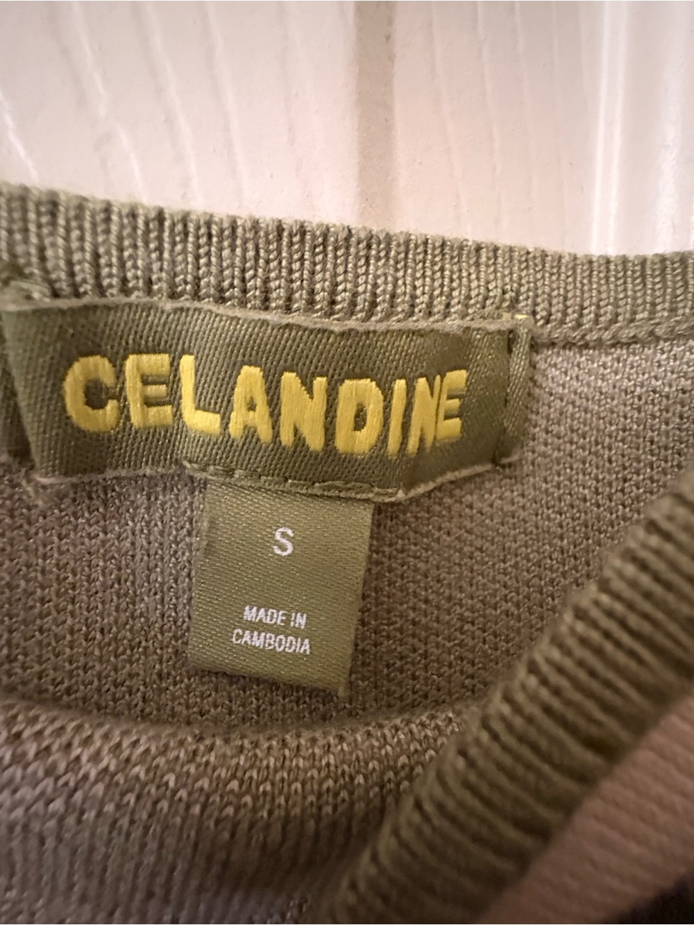 Celandine Monstera Knit Midi Skirt Set from Anthropologie - Picture 5 of 7
